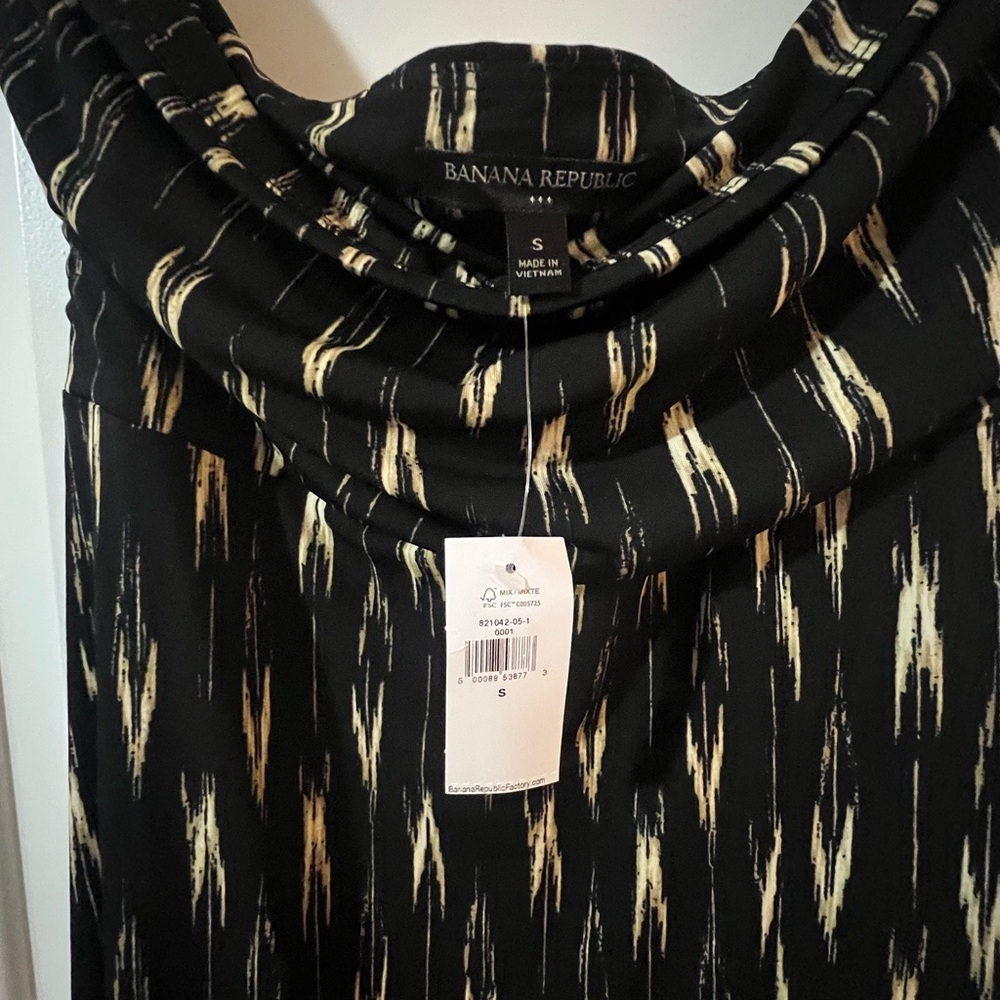 New Banana Republic Black and Tan Tube Dress - Picture 4 of 4